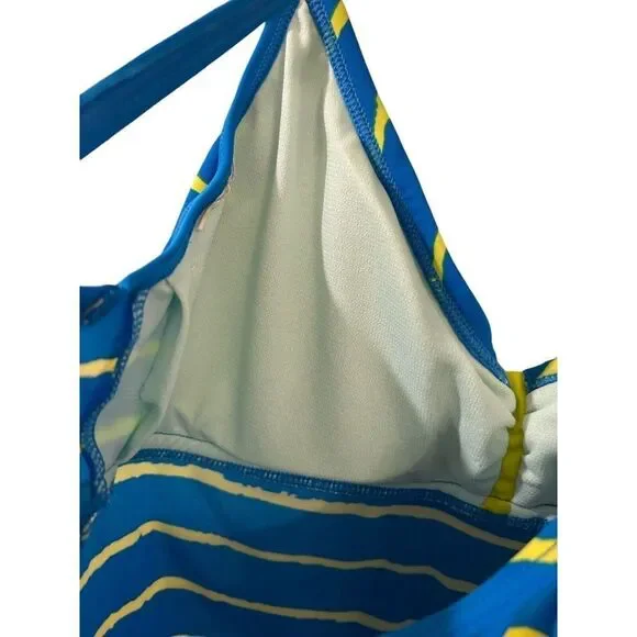 Nike Tankini Swim Tank Top Racerback Blue Women's Medium - Picture 7 of 9